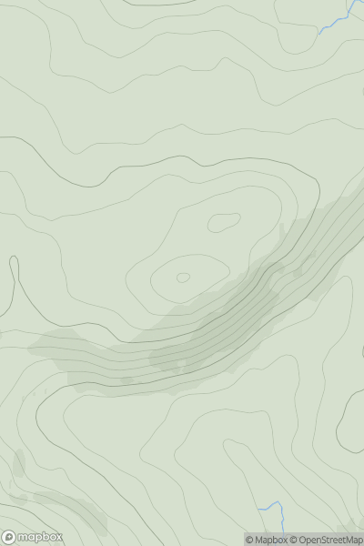 Thumbnail image for Creag a' Mhadaidh [Loch Lomond to Strathyre] showing contour plot for surrounding peak